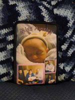 I created a Kindle Sleeve for my kindle in honor of the birth of our first grandchild, a sweet 